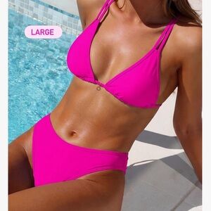 Vibrant Pink Bikini Set